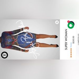 Angel Brinks Superwoman dress